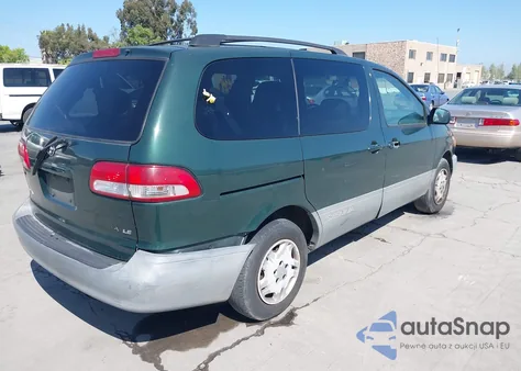 2002 Toyota Sienna Le z USA, uszkodzony, nr VIN 4T3ZF13C62U475863